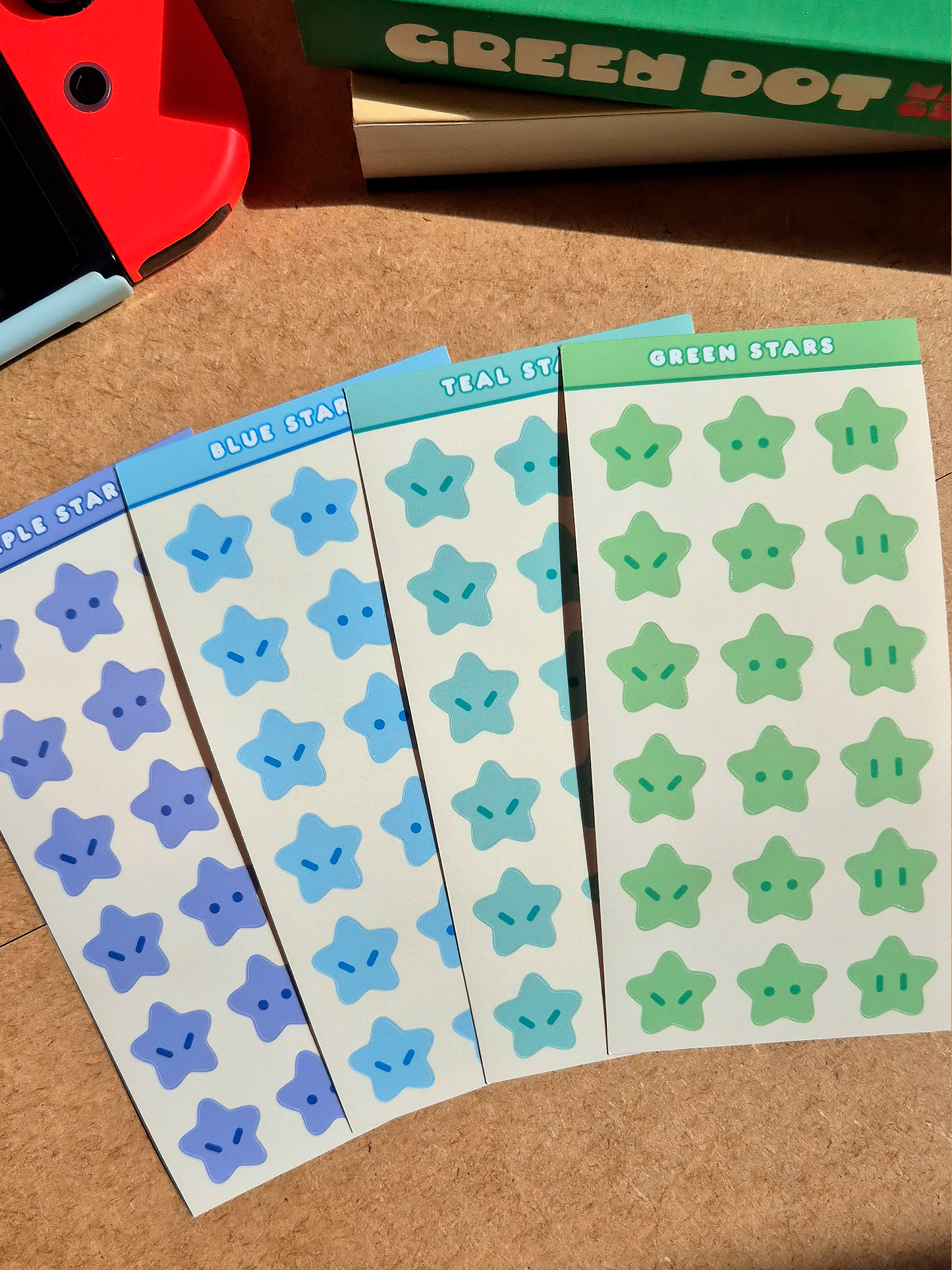Rainbow Stars Sticker Sheet