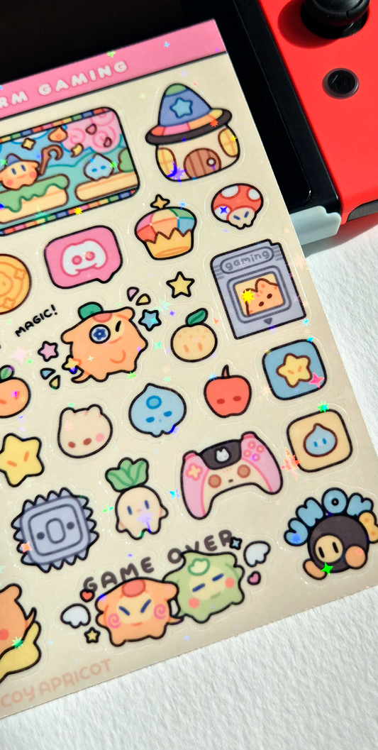 Platform Gaming Sticker Sheet