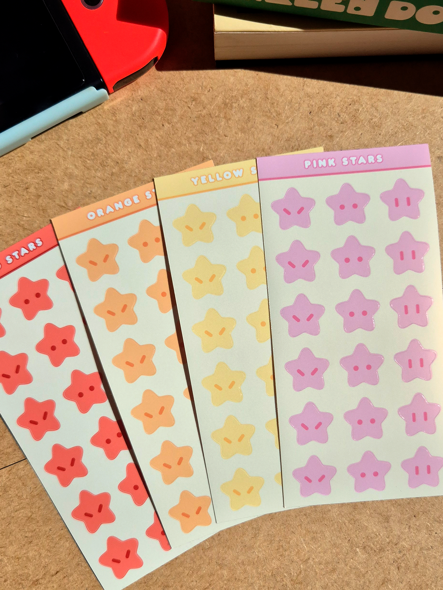 Rainbow Stars Sticker Sheet