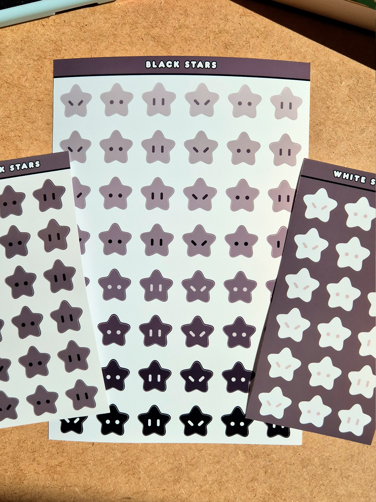 Rainbow Stars Sticker Sheet