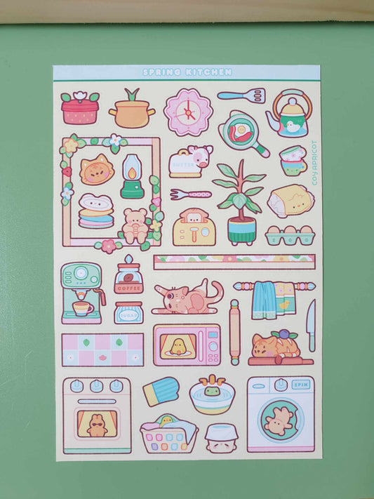 Spring Kitchen Sticker Sheet