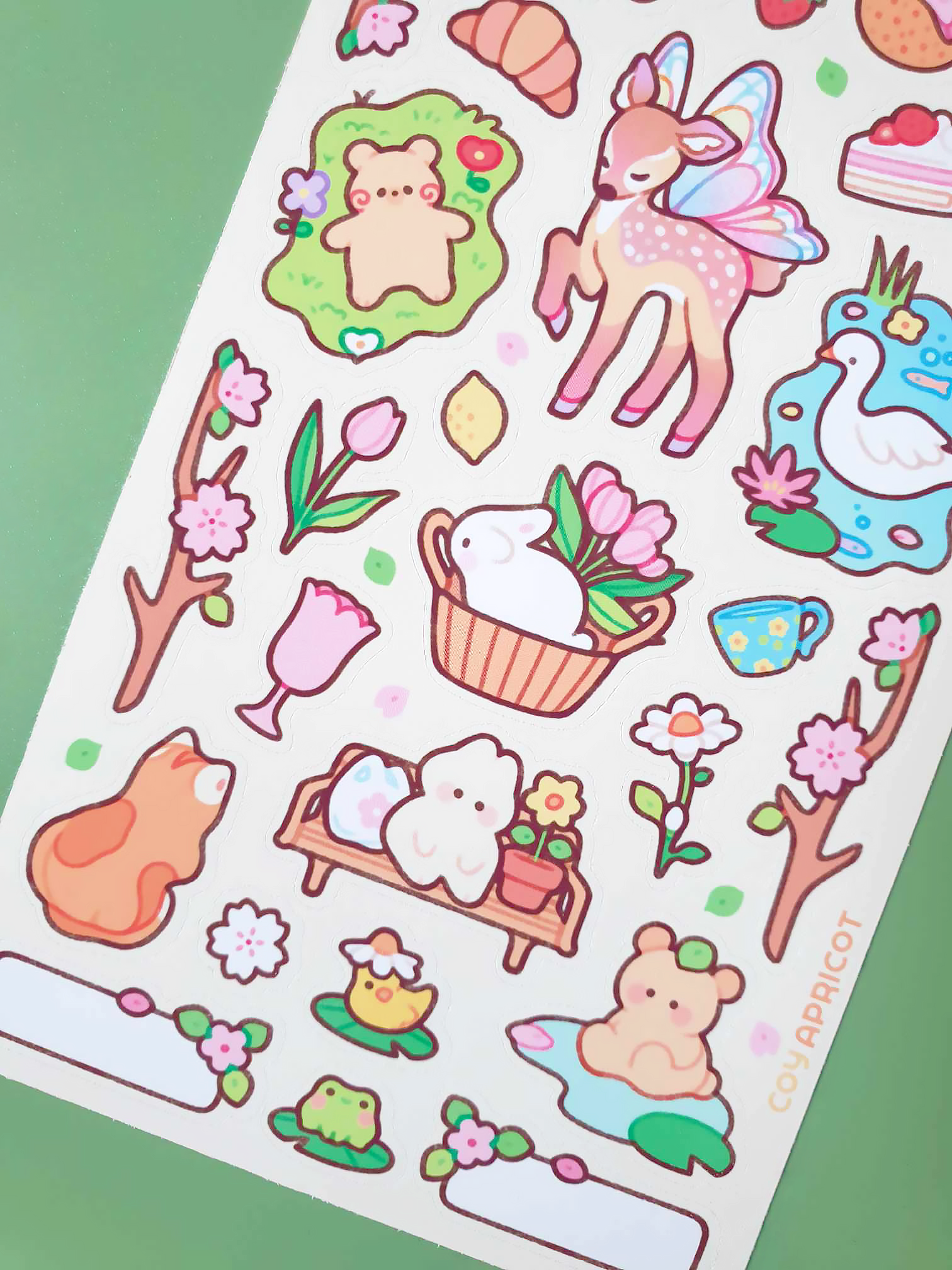 Sticker Sheets – Coy Apricot