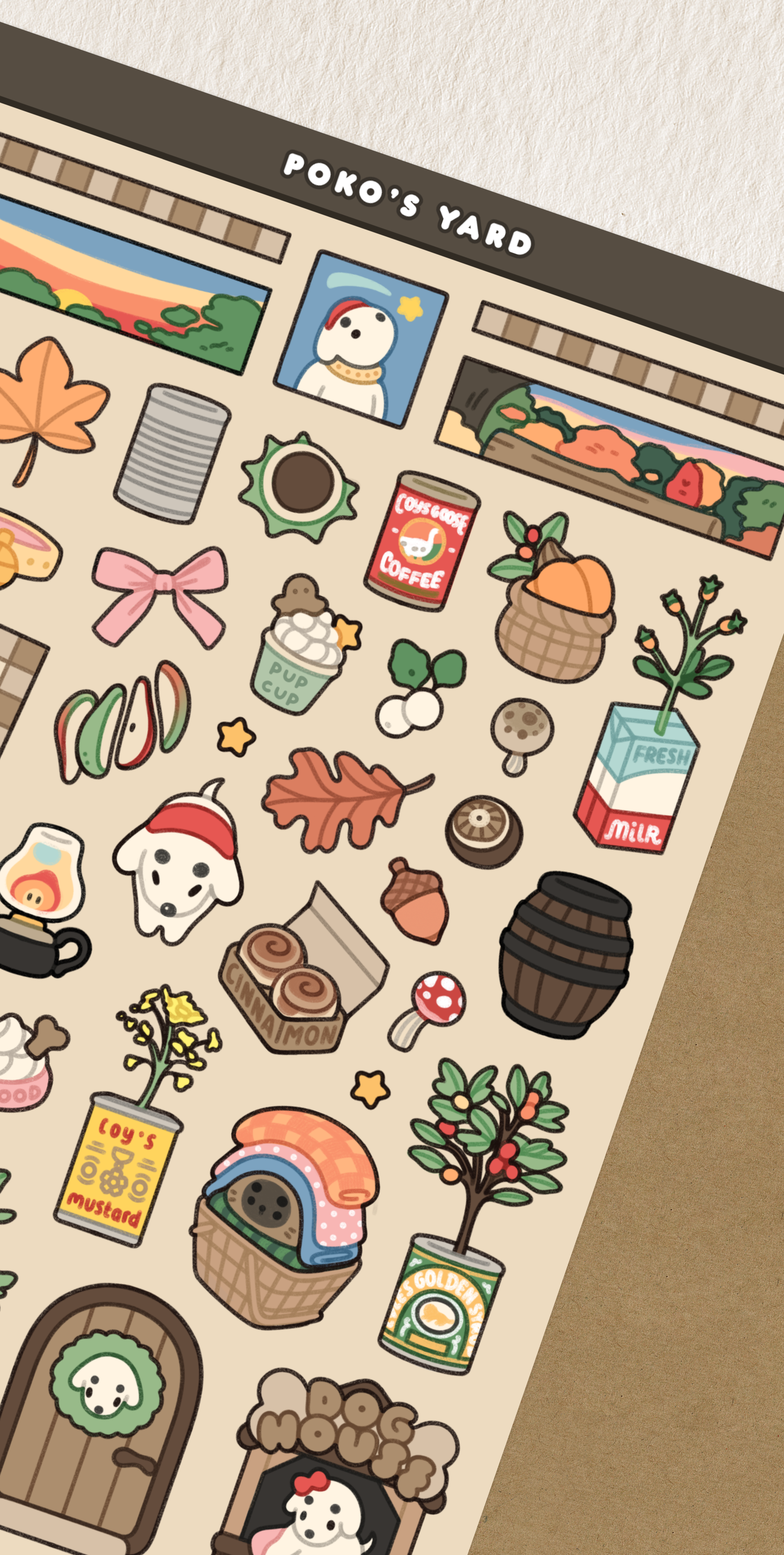 Poko's Yard Sticker Sheet