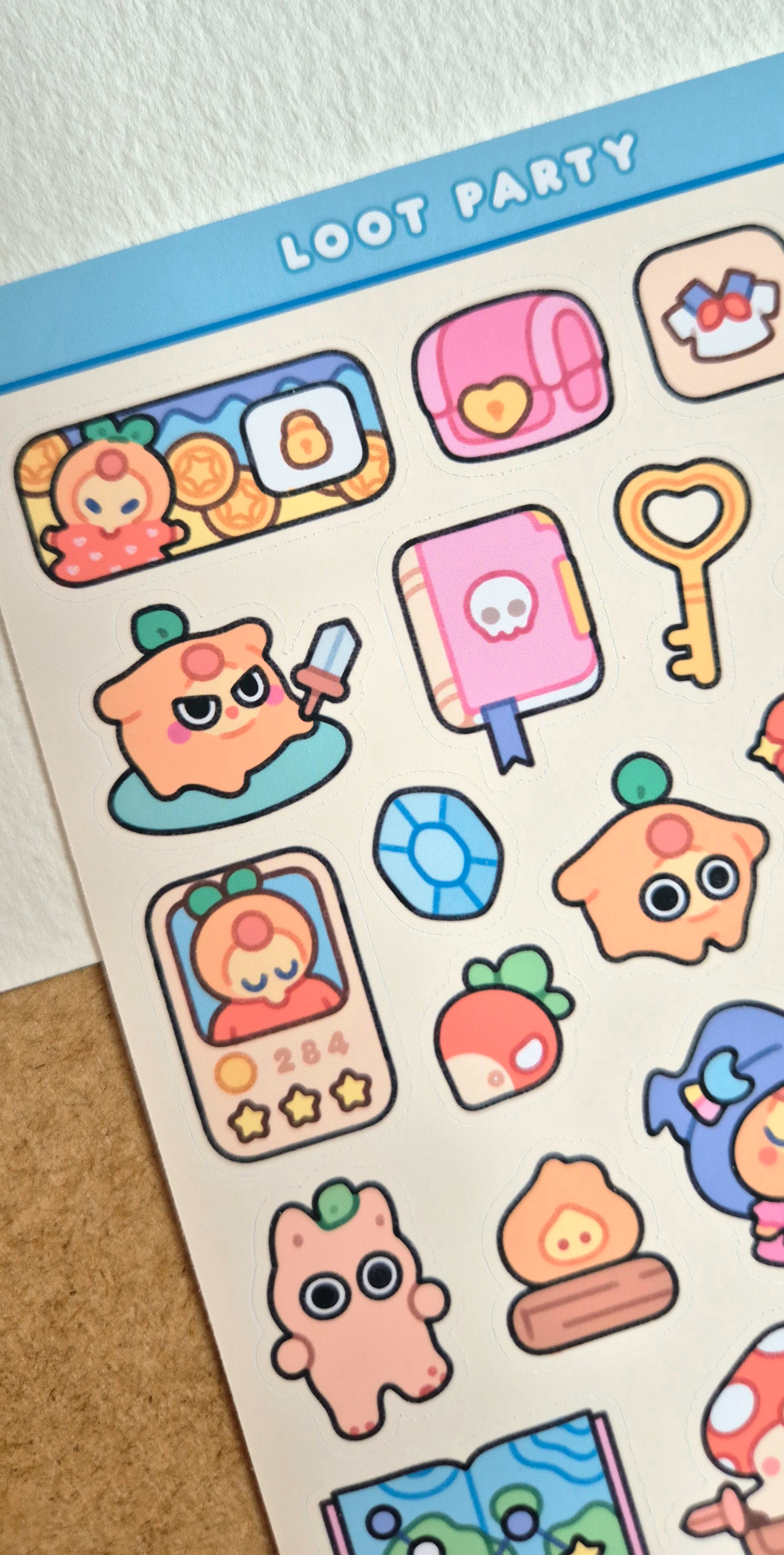 Loot Party Sticker Sheet