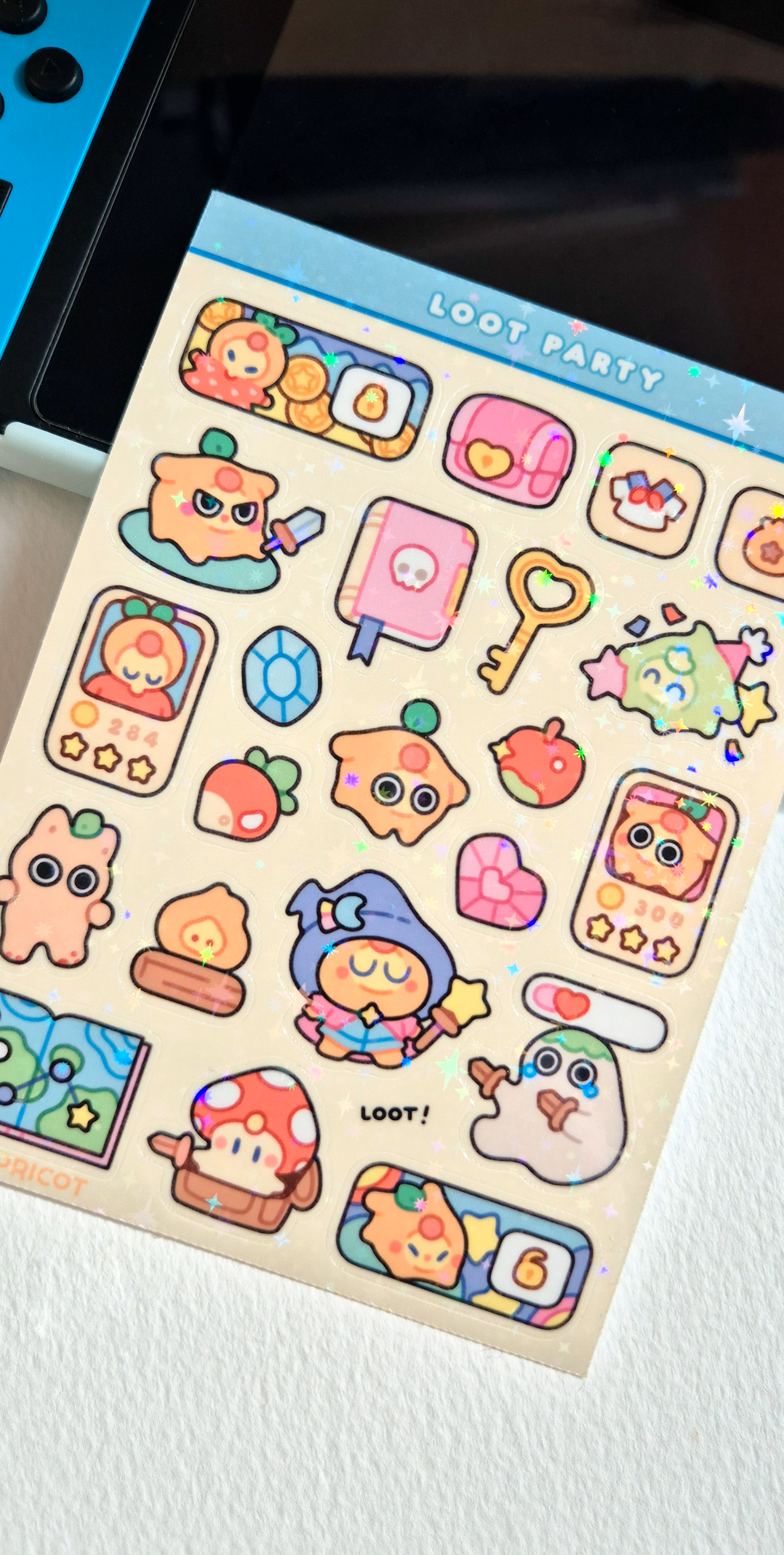 Loot Party Sticker Sheet