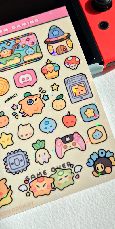 Platform Gaming Sticker Sheet