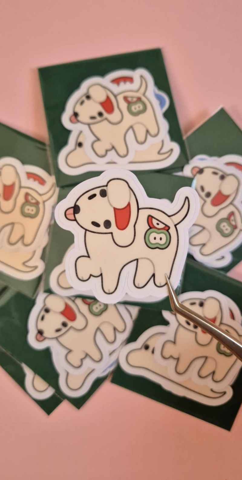 Fun dog sticker 3 pack