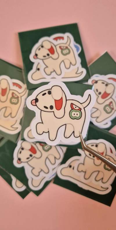 Fun dog sticker 3 pack