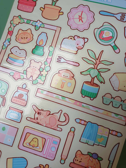 Spring Kitchen Sticker Sheet