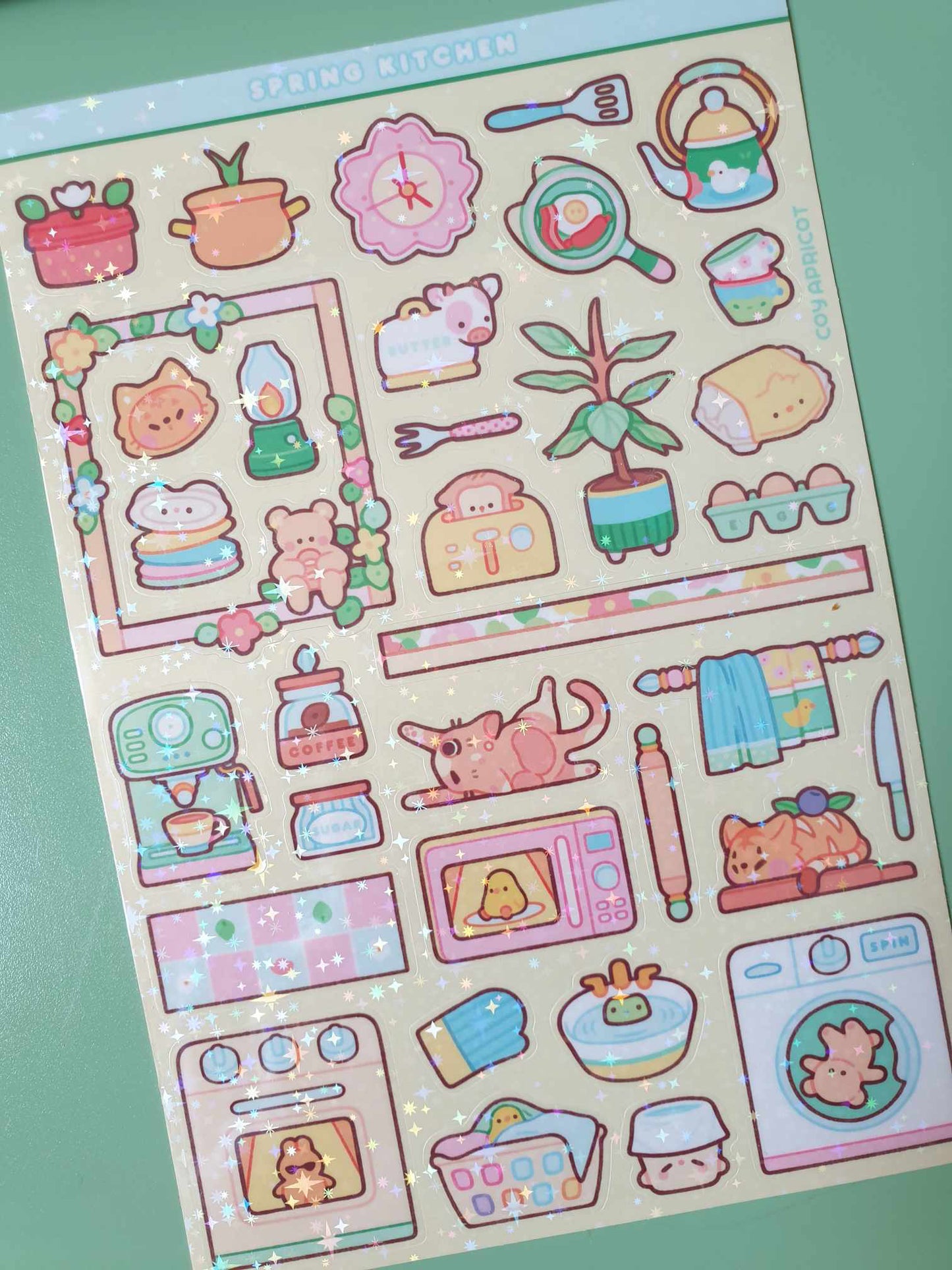 Spring Kitchen Sticker Sheet