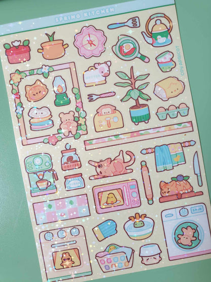Spring Kitchen Sticker Sheet