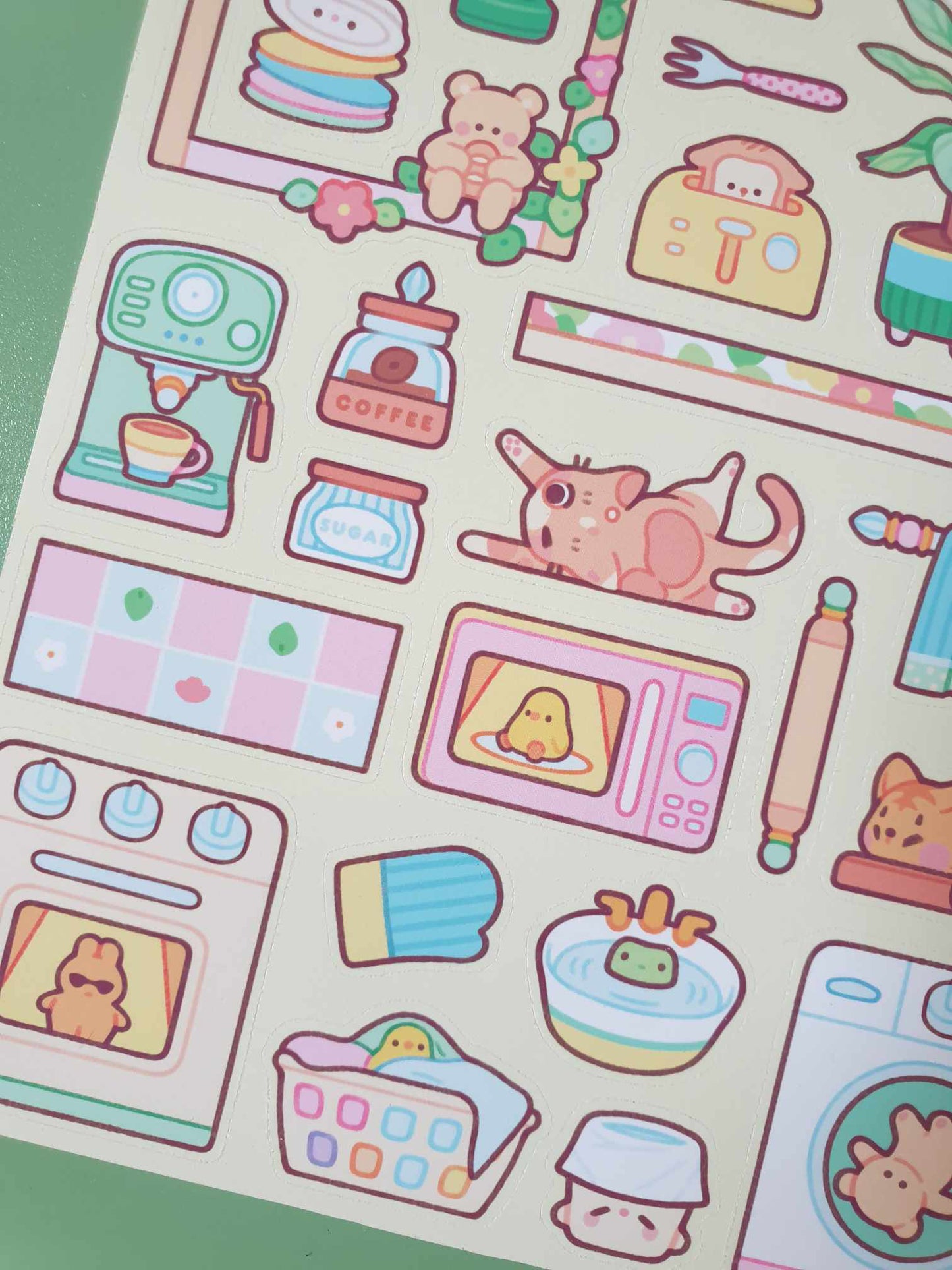 Spring Kitchen Sticker Sheet
