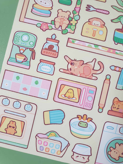 Spring Kitchen Sticker Sheet