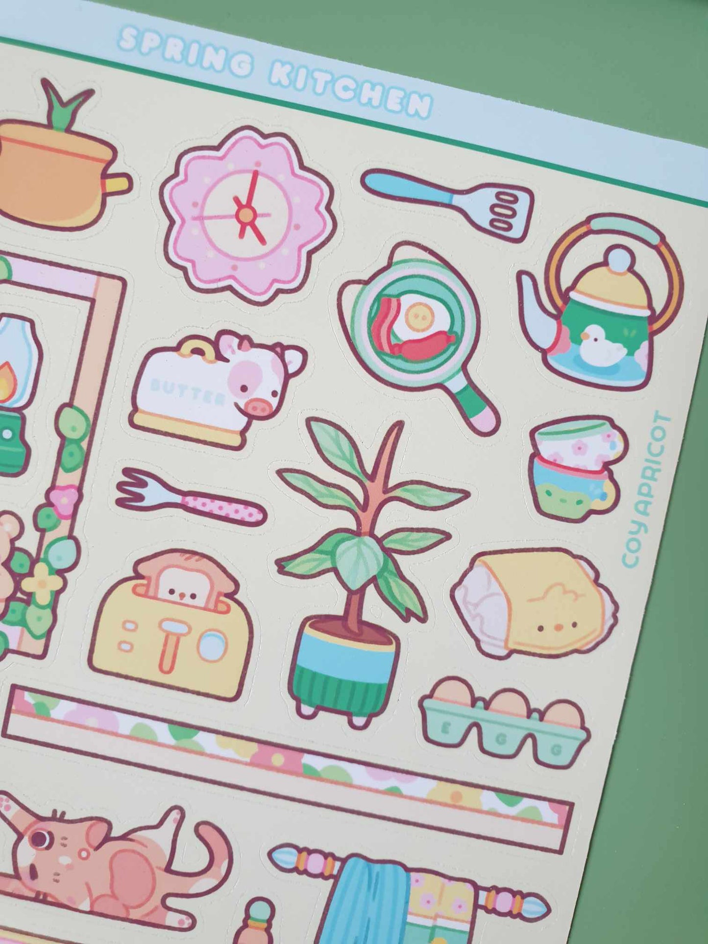 Spring Kitchen Sticker Sheet