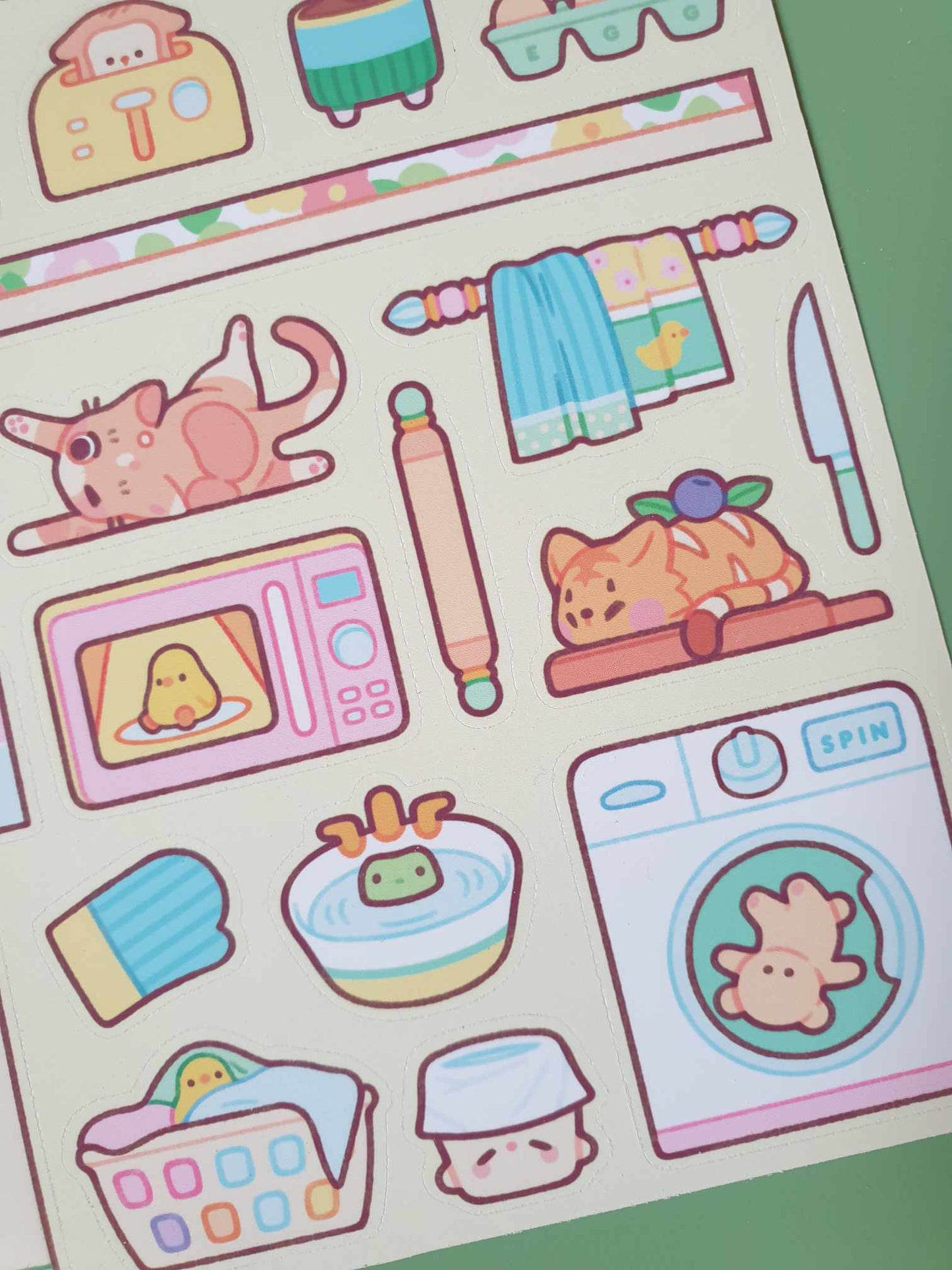 Spring Kitchen Sticker Sheet