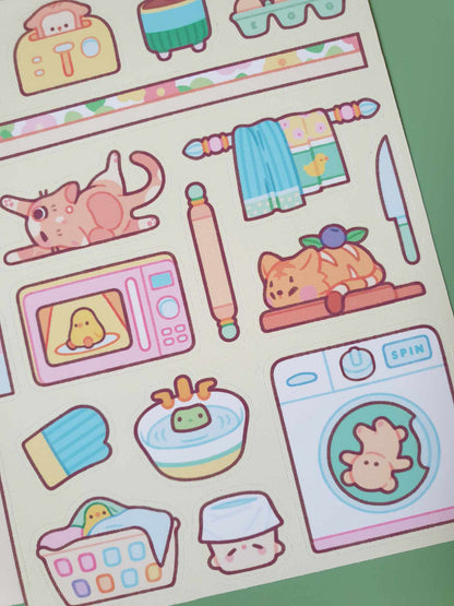 Spring Kitchen Sticker Sheet