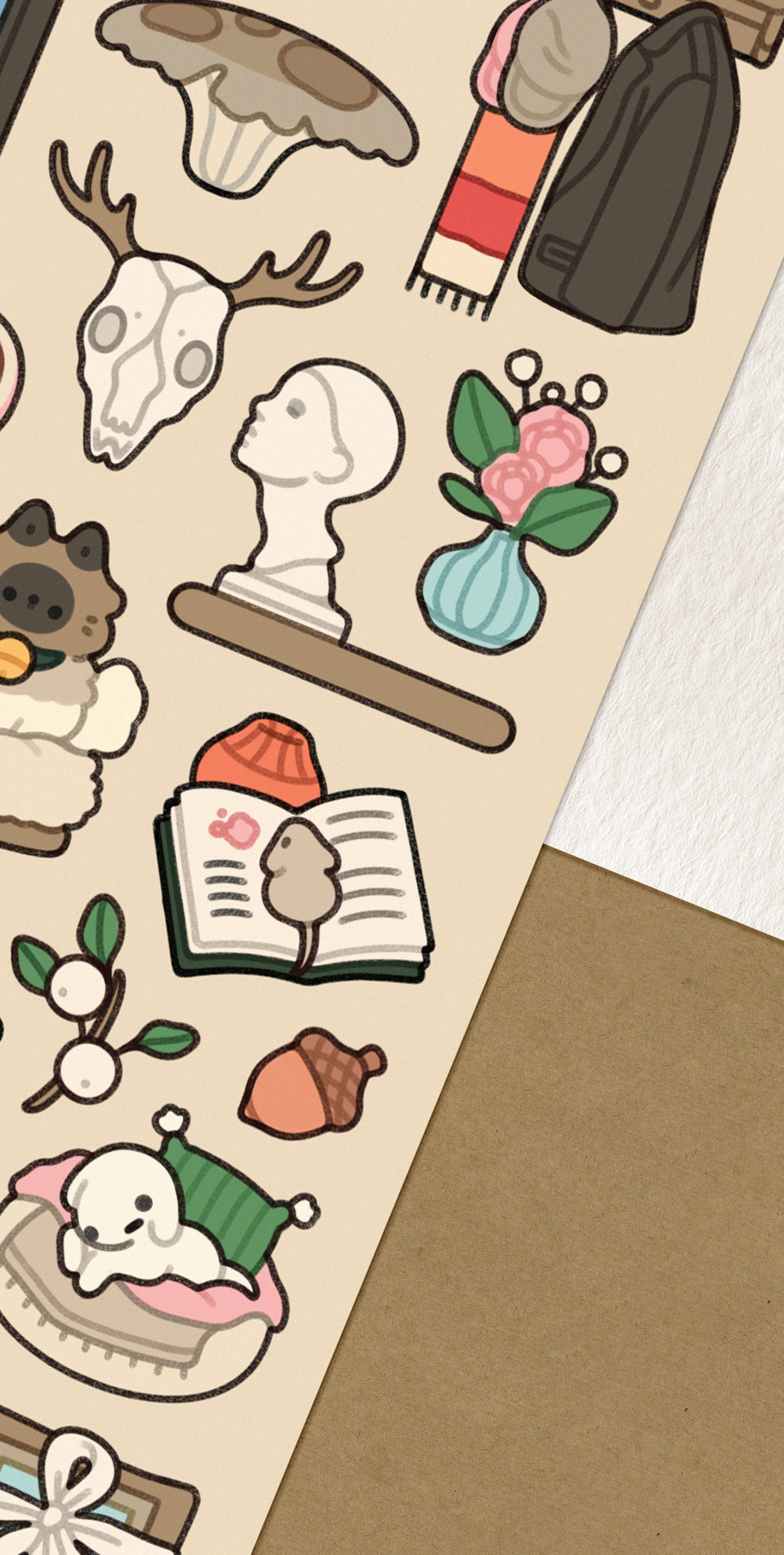 Cozy lounge Sticker Sheet