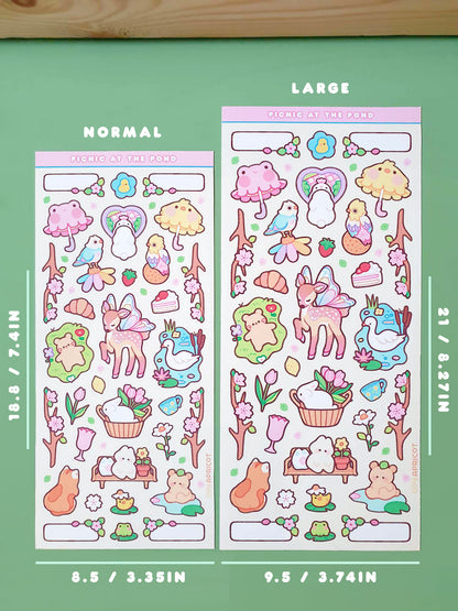 Picnic at the Pond Sticker Sheet