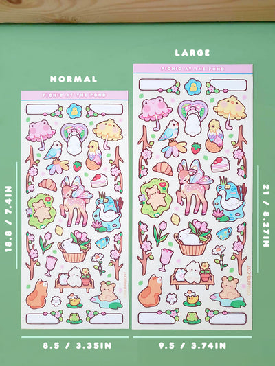 Picnic at the Pond Sticker Sheet