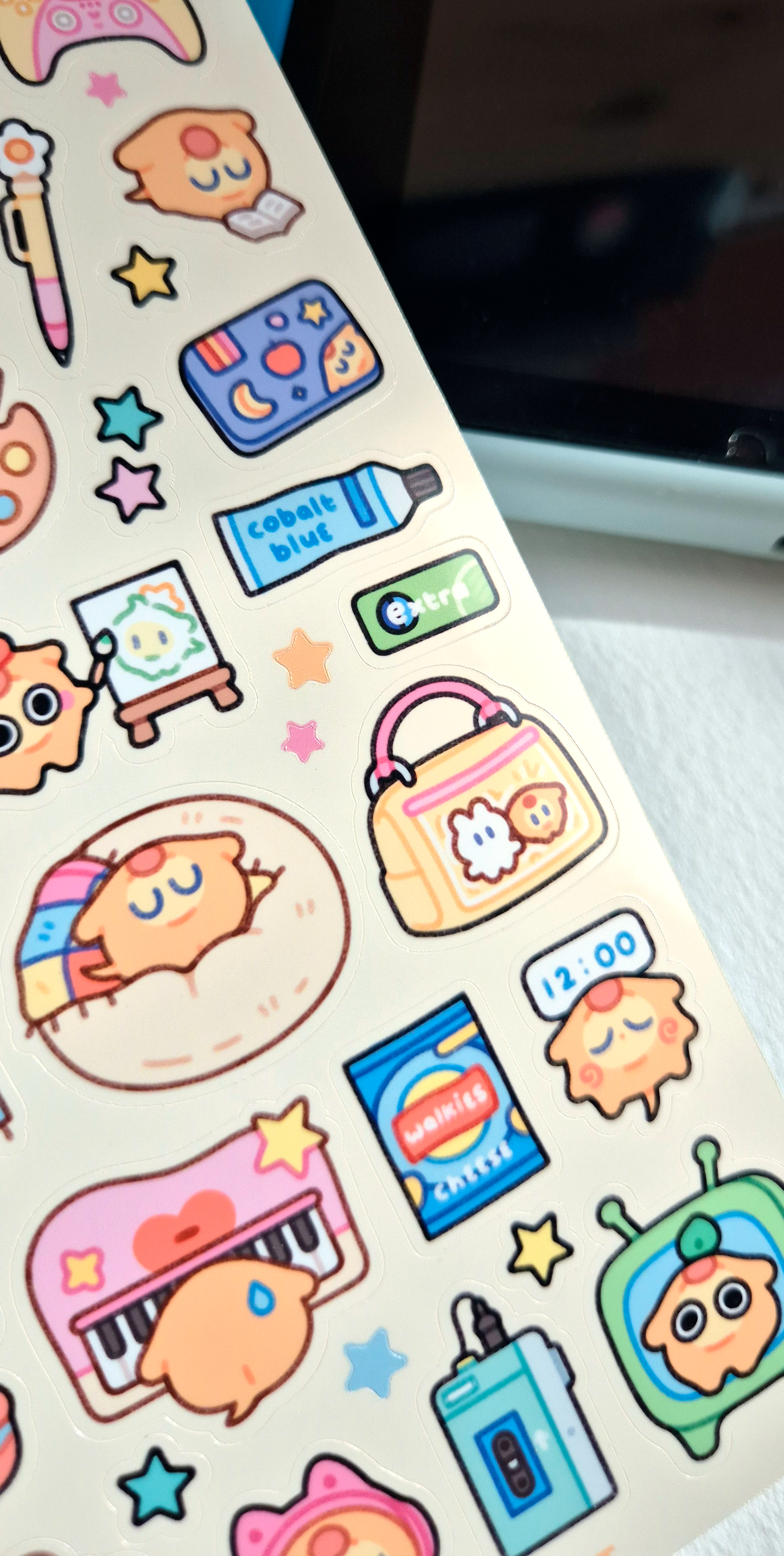 Coy Pup Activities Sticker Sheet