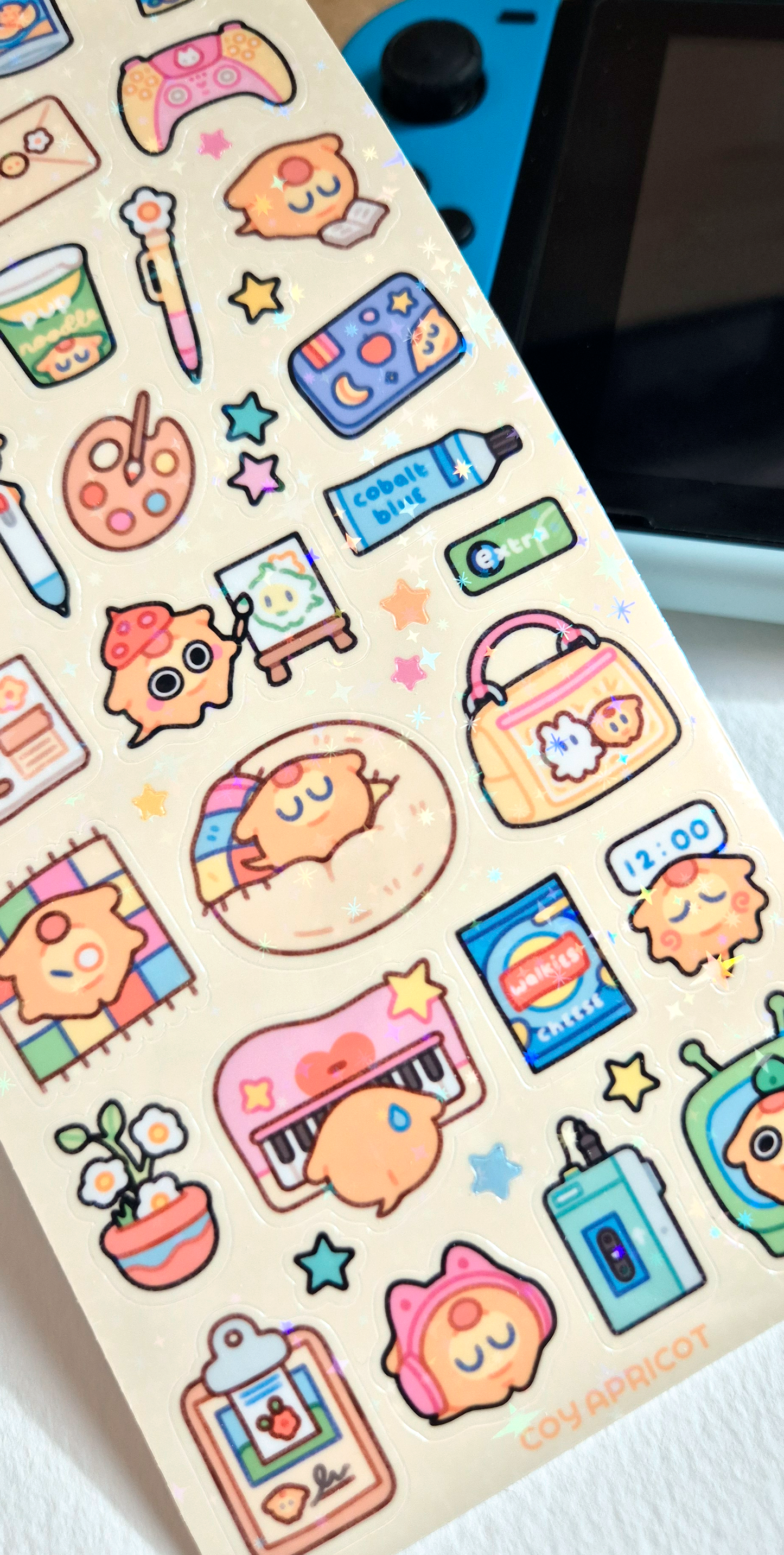Coy Pup Activities Sticker Sheet