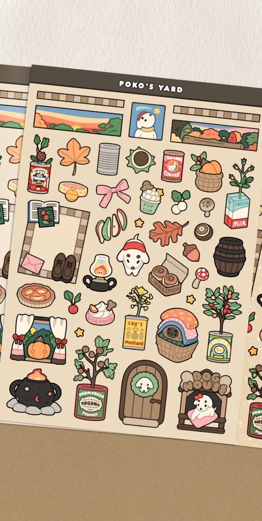 Poko's Yard Sticker Sheet