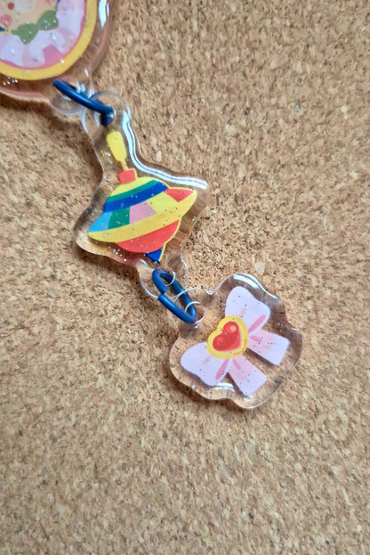 Christmas Bear Keychain