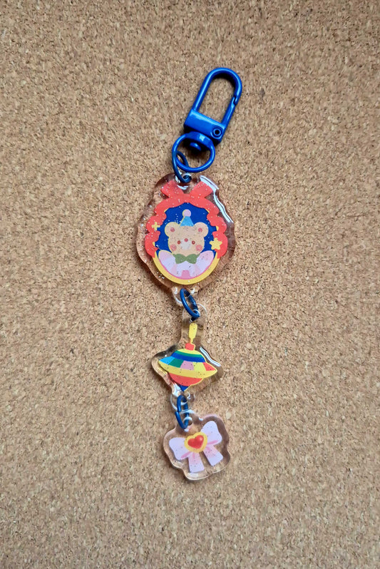 Christmas Bear Keychain
